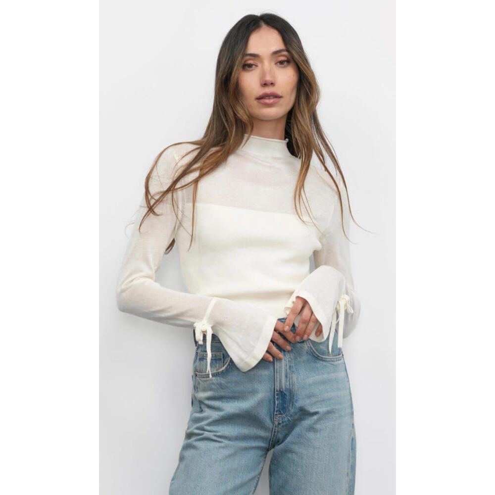 Valerie Sheer Yoke Knit w/ Florette Cuffs